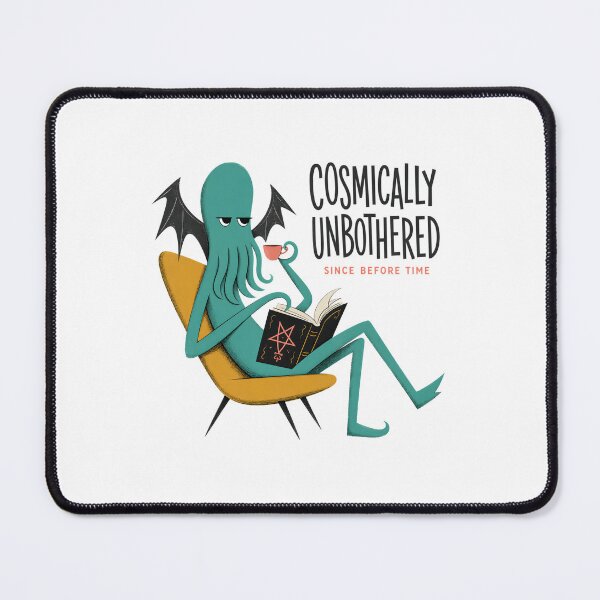 Item preview, Lovecraft Cosmically Unbothered – Eldritch Reader designed and sold by Fenay Designs.