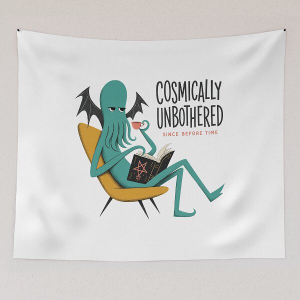 Item preview, Lovecraft Cosmically Unbothered – Eldritch Reader designed and sold by Fenay Designs.
