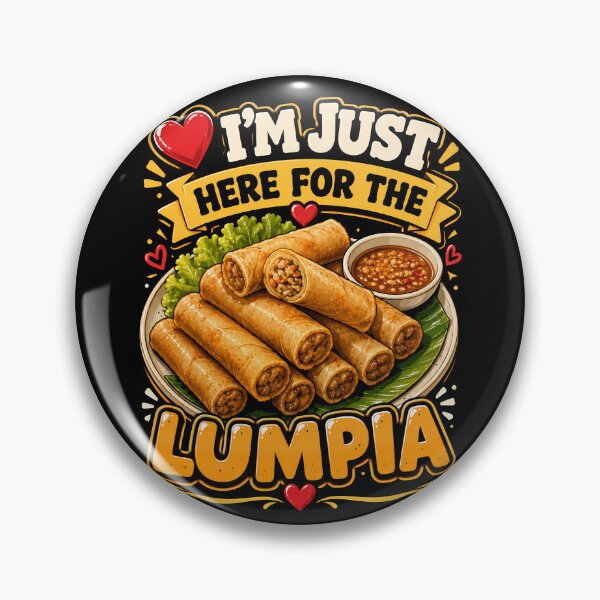 Item preview, I'm Just Here for the Lumpia Fun Food Design designed and sold by rafaeltto.