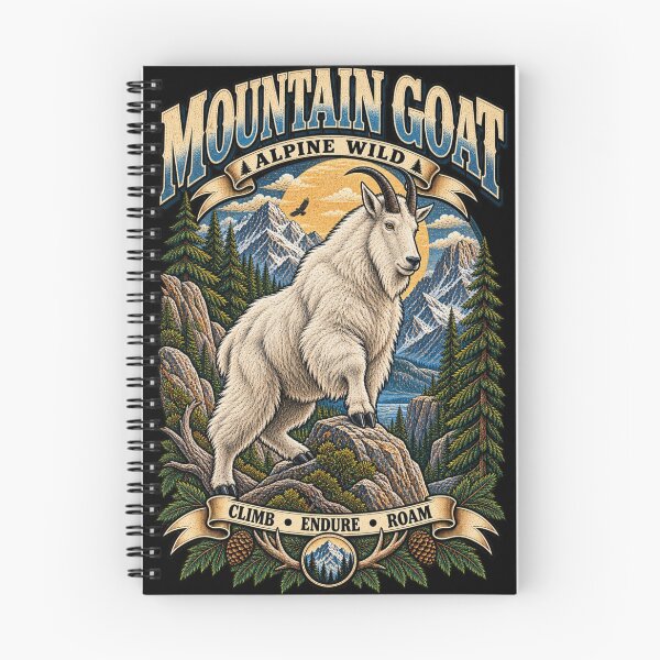 Item preview, Mountain Goat Alpine Wild designed and sold by KrungiT Design .