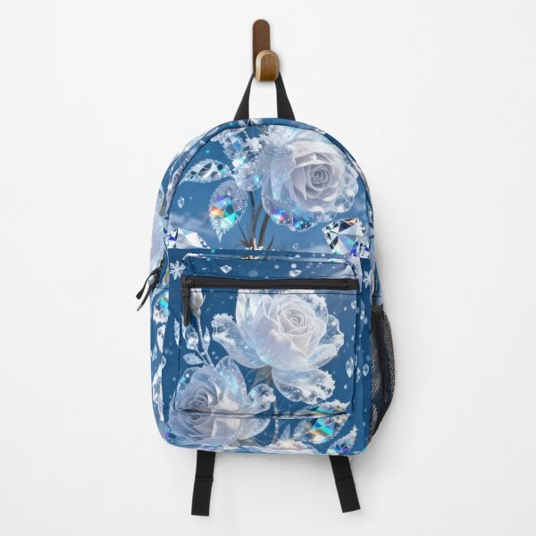 Item preview, White Crystal Frozen Roses Winter Magic designed and sold by LenNo9881.