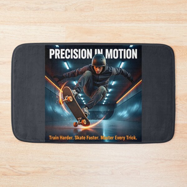 Item preview, Precision In Motion Skate Training Poster: Concrete Indoor Arena Extreme Trick Canvas designed and sold by Creative-RE.