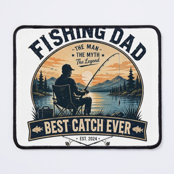 Item preview, Fishing Dad The Man The Myth The Legend Best Catch Ever designed and sold by LOULOU SHOPPING.
