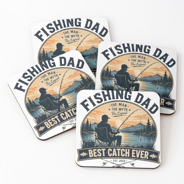 Item preview, Fishing Dad The Man The Myth The Legend Best Catch Ever designed and sold by LOULOU SHOPPING.