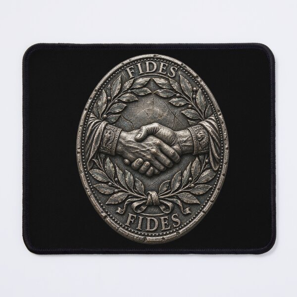 Item preview, FIDES – Dextrarum Iunctio Ancient Roman Loyalty Medallion designed and sold by Anyshca.