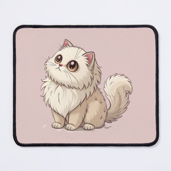 Item preview, Cute Kawaii Exotic Longhair Cat with Fluffy Fur designed and sold by Mousy17.