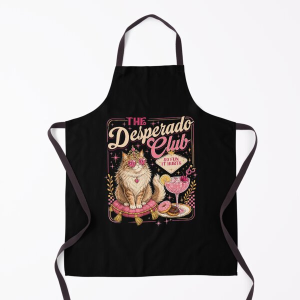 Item preview, The Desperado Club Cat Pink Cocktail Funny Retro Design designed and sold by CocoLama.
