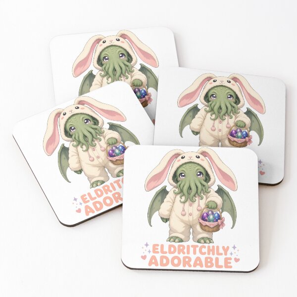 Item preview, Lovecraft Easter – Eldritchly Adorable Bunny designed and sold by Fenay Designs.