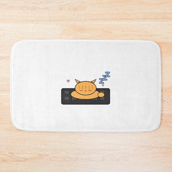 Item preview, Kawaii Cat Sleeping On Gaming Keyboard - In Pausa BRB - Cozy Gamer Cat Nap designed and sold by Petringo.