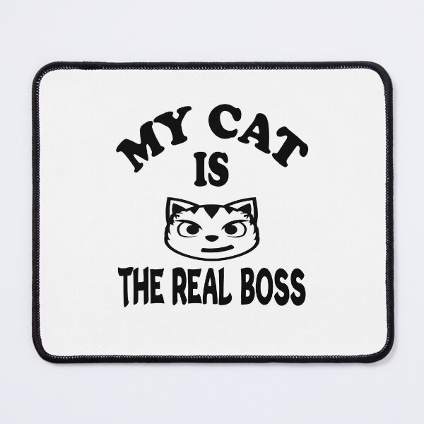 Item preview, My Cat Is the Real Boss designed and sold by elyazidostore.