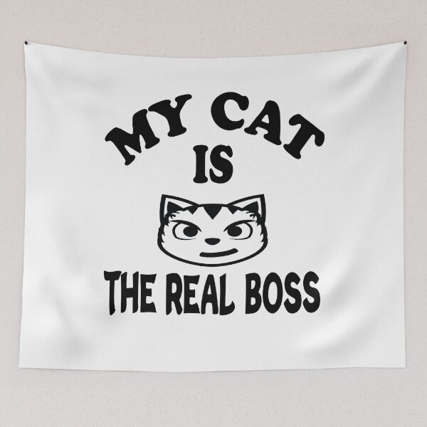 Item preview, My Cat Is the Real Boss designed and sold by elyazidostore.