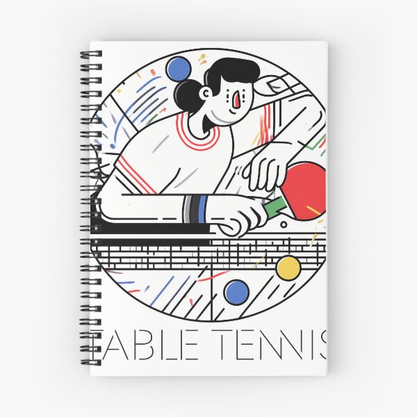 Item preview, Sticker - Decal - Dynamic Table Tennis Motion designed and sold by ForeverPrintsOK.