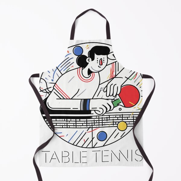 Item preview, Sticker - Decal - Dynamic Table Tennis Motion designed and sold by ForeverPrintsOK.