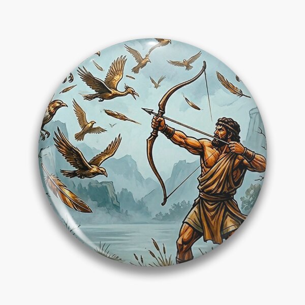 Item preview, Hercules' LABOR 6 - The Stymphalian Birds designed and sold by codex antique.