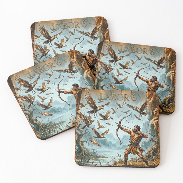 Item preview, Hercules' LABOR 6 - The Stymphalian Birds designed and sold by codex antique.