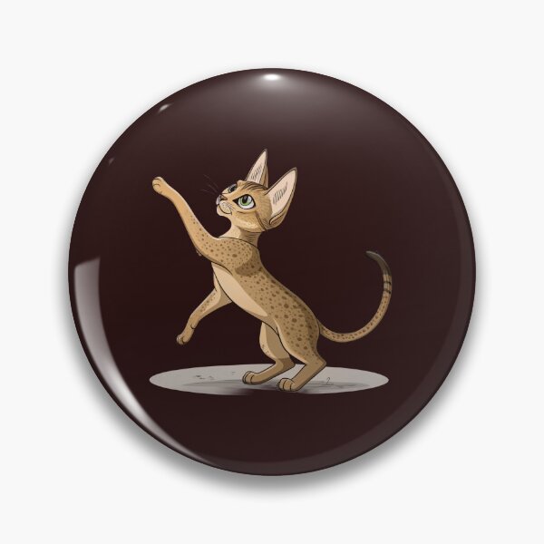 Item preview, Cute Chausie Cat Spotted Cat Illustration designed and sold by Mousy17.