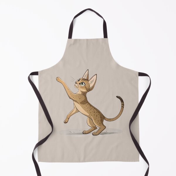 Item preview, Cute Chausie Cat Spotted Cat Illustration designed and sold by Mousy17.