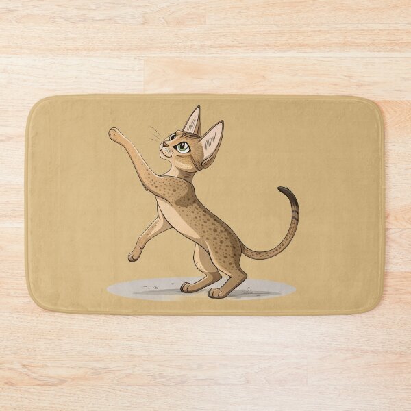 Item preview, Cute Chausie Cat Spotted Cat Illustration designed and sold by Mousy17.