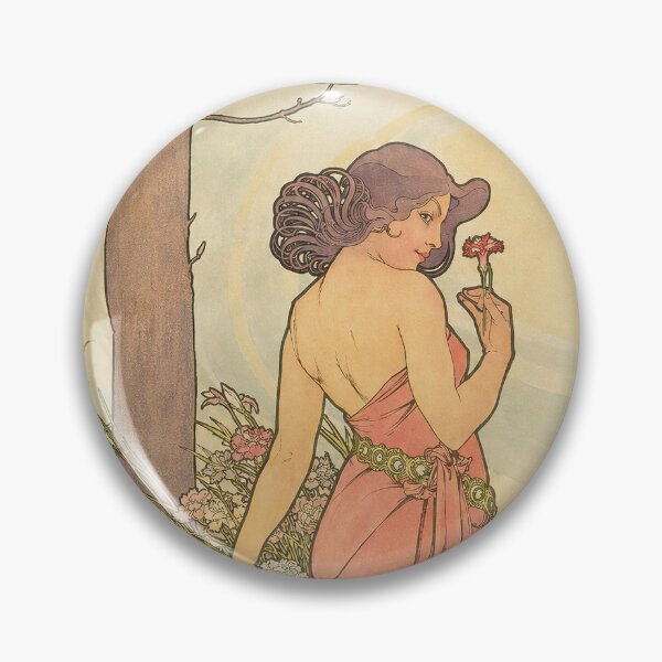 Item preview, Alphonse Mucha The Flowers Carnation designed and sold by maniacfitness.