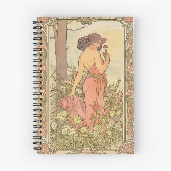 Item preview, Alphonse Mucha The Flowers Carnation designed and sold by maniacfitness.