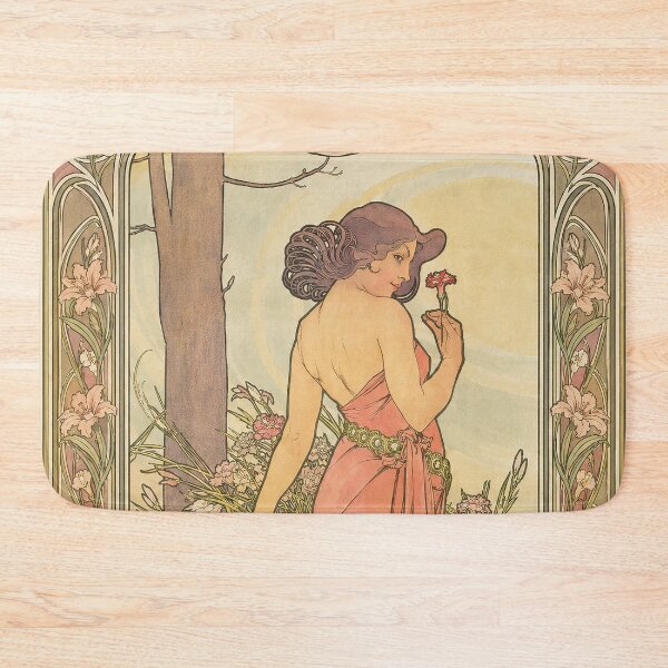 Item preview, Alphonse Mucha The Flowers Carnation designed and sold by maniacfitness.