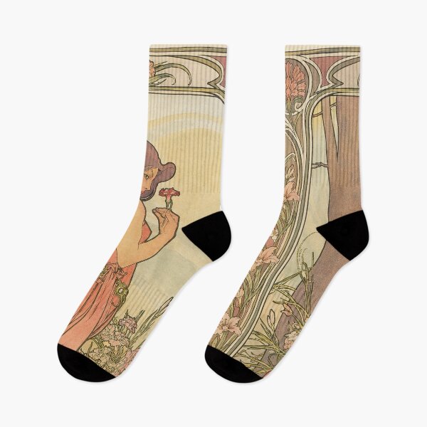 Item preview, Alphonse Mucha The Flowers Carnation designed and sold by maniacfitness.