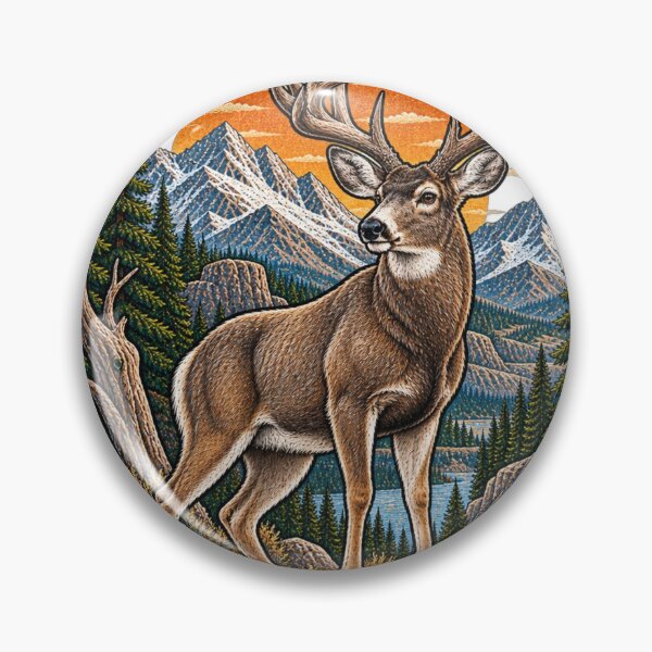 Item preview, Mule Deer Western Range designed and sold by KrungiT Design .