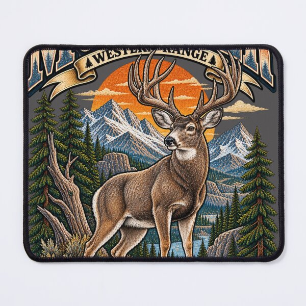 Item preview, Mule Deer Western Range designed and sold by KrungiT Design .