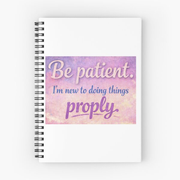 Item preview, Be patient designed and sold by smugdesigns.