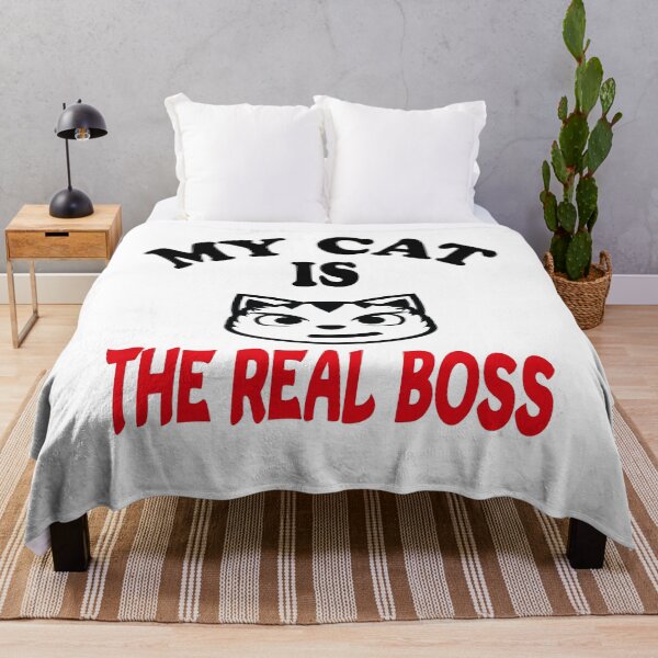 Item preview, My Cat Is the Real Boss designed and sold by elyazidostore.
