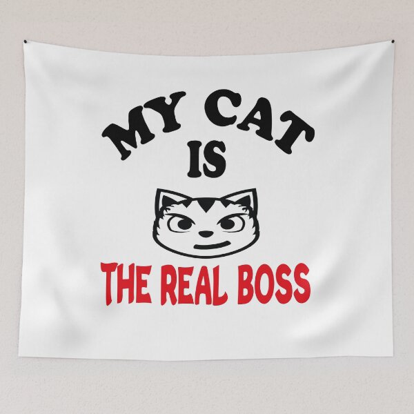 Item preview, My Cat Is the Real Boss designed and sold by elyazidostore.