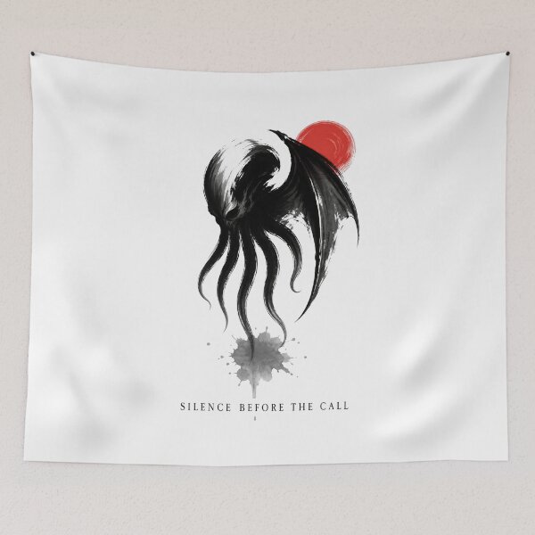 Item preview, Lovecraft Silence Before the Call – Ink Cthulhu designed and sold by Fenay Designs.