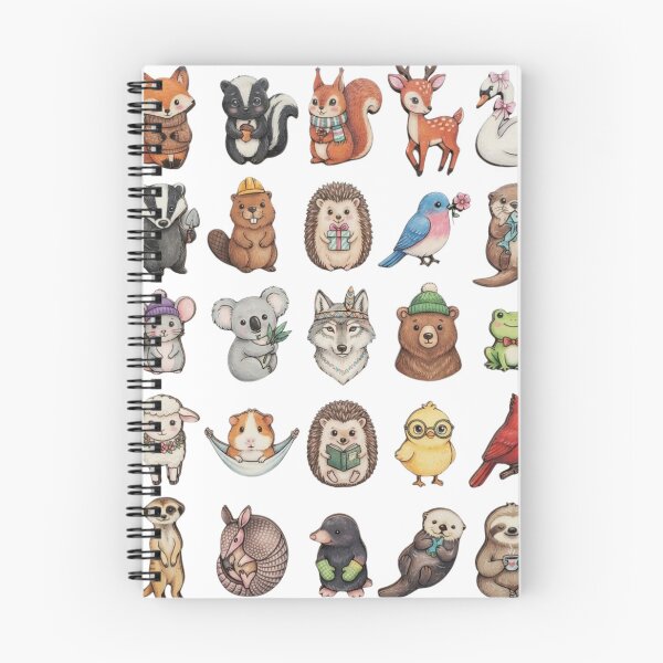 Item preview, Cute Woodland Animals Watercolor Collection designed and sold by yanderedev.