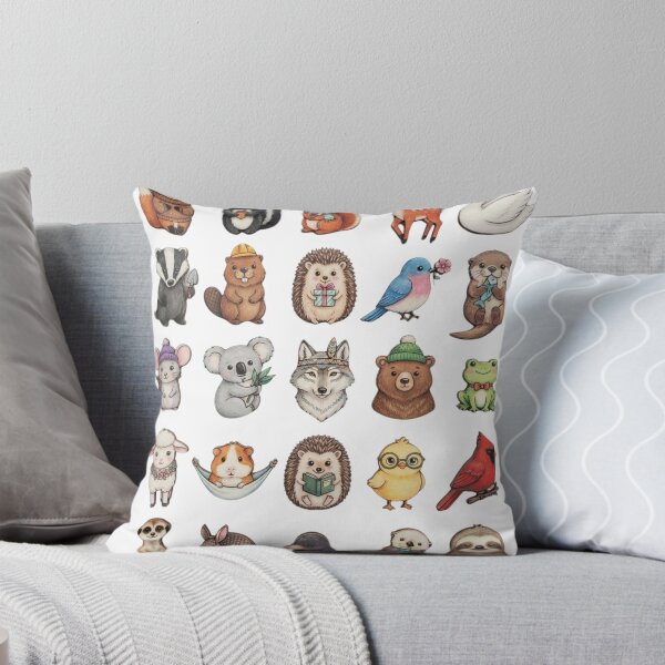 Item preview, Cute Woodland Animals Watercolor Collection designed and sold by yanderedev.