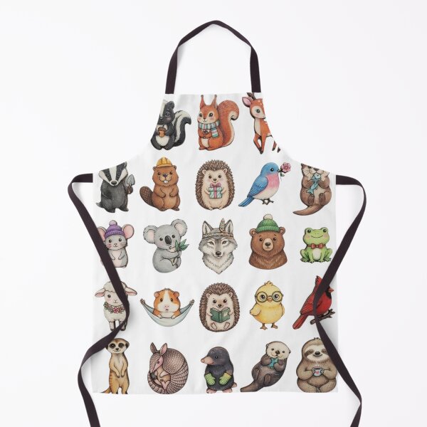 Item preview, Cute Woodland Animals Watercolor Collection designed and sold by yanderedev.