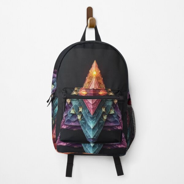 Item preview, Geometric crystalline being awakens with cosmic light designed and sold by Mianku | Für das Leben.