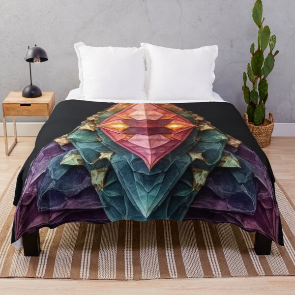 Item preview, Geometric crystalline being awakens with cosmic light designed and sold by Mianku | Für das Leben.