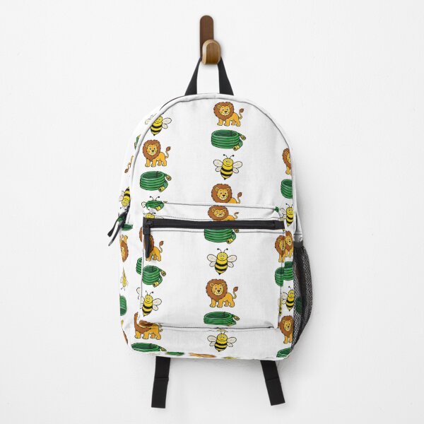 Item preview, Cute Garden Hose Bee and Lion Funny Rebus Design designed and sold by CocoLama.