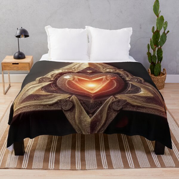 Item preview, Golden heart in a triangular pattern designed and sold by Mianku | Für das Leben.