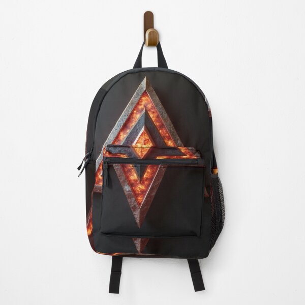 Item preview, Flaming triangle with a dark core designed and sold by Mianku | Für das Leben.