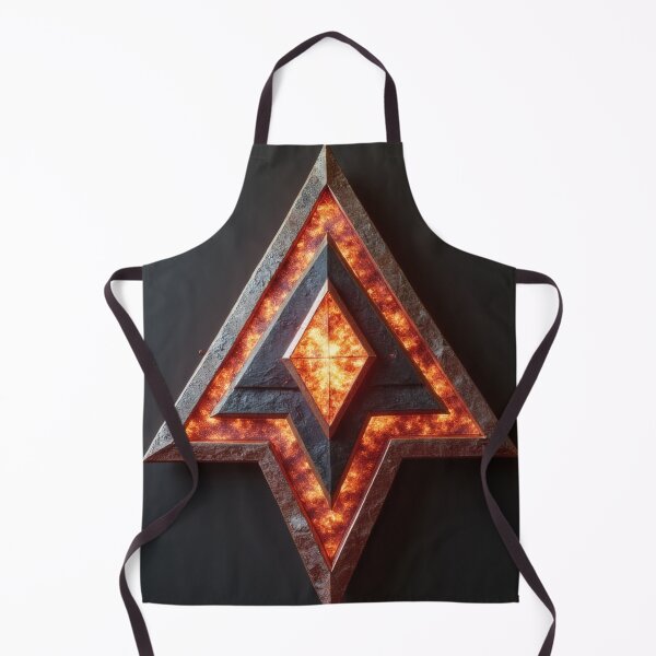 Item preview, Flaming triangle with a dark core designed and sold by Mianku | Für das Leben.