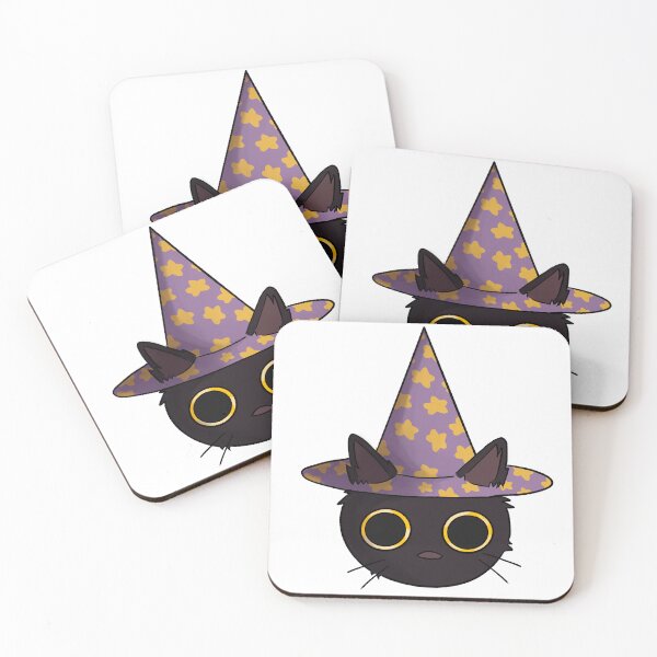 Item preview, Witch Cat | Halloween Illustration designed and sold by Halo Design.