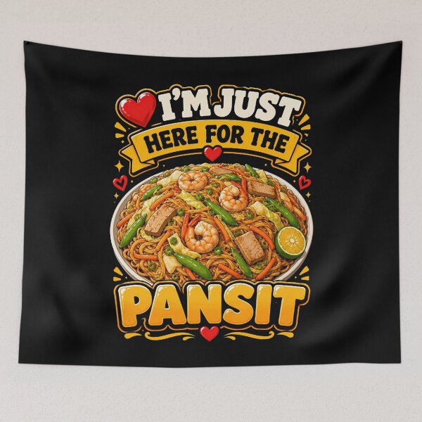 Item preview, Im Just Here for the Pansit Fun Food Design designed and sold by rafaeltto.