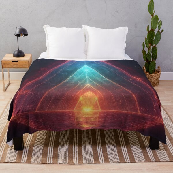 Item preview, Triangles of light form a luminous entrance in the dark. designed and sold by Mianku | Für das Leben.