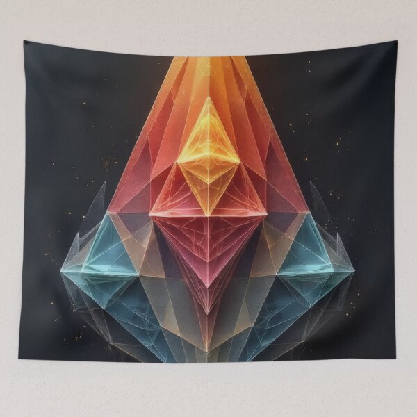 Item preview, Light crystal formation from gemstones and geometry designed and sold by Mianku | Für das Leben.