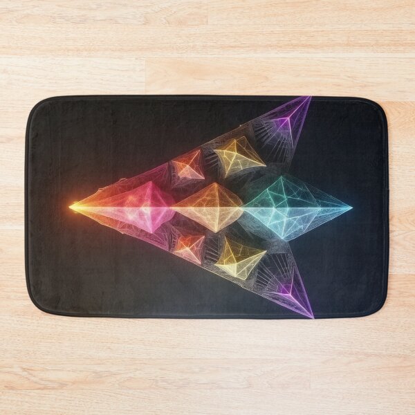 Item preview, Geometric abstract shape on a dark background designed and sold by Mianku | Für das Leben.