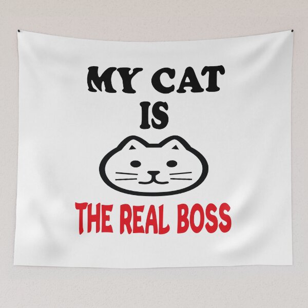 Item preview, My Cat Is the Real Boss designed and sold by elyazidostore.