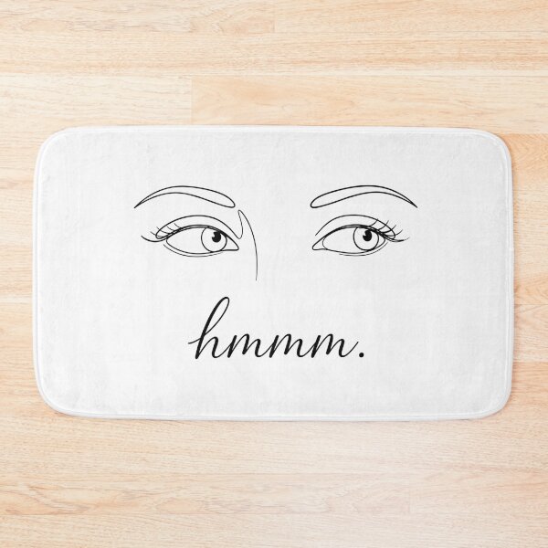 Item preview, Hmmm Meme Minimalist Face Funny Thinking Reaction Simple Meme Humor T-Shirt designed and sold by pawsome purrfect.