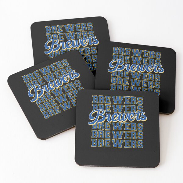 Item preview, Brewers Retro Baseball Typography designed and sold by CocoLama.