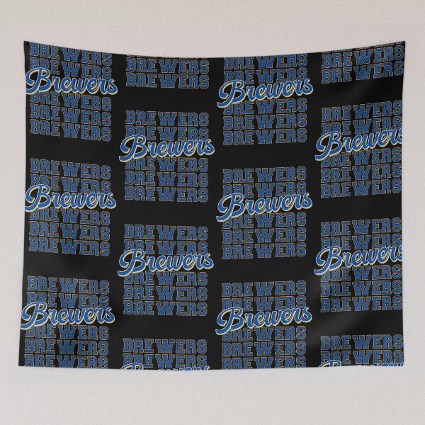 Item preview, Brewers Retro Baseball Typography designed and sold by CocoLama.